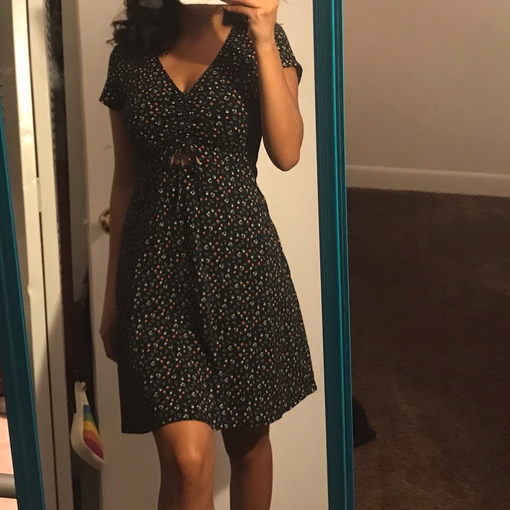 Floral fit n flare dress